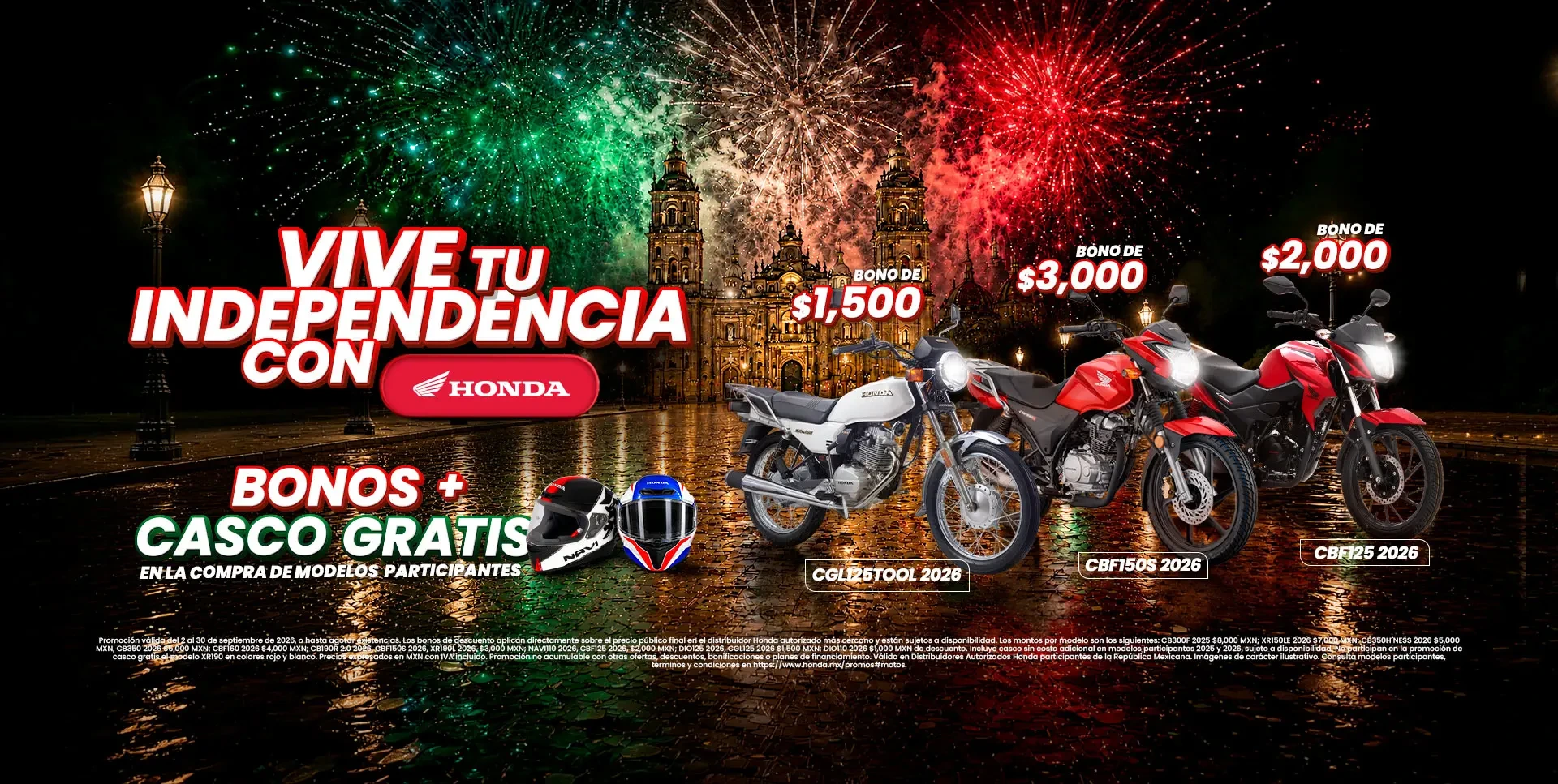 banner of Promoción motos baja 2 septiembre